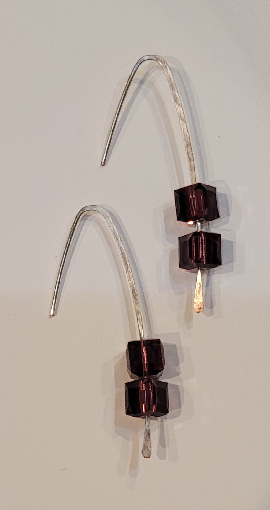 Hammered with Swarovski Crystals
