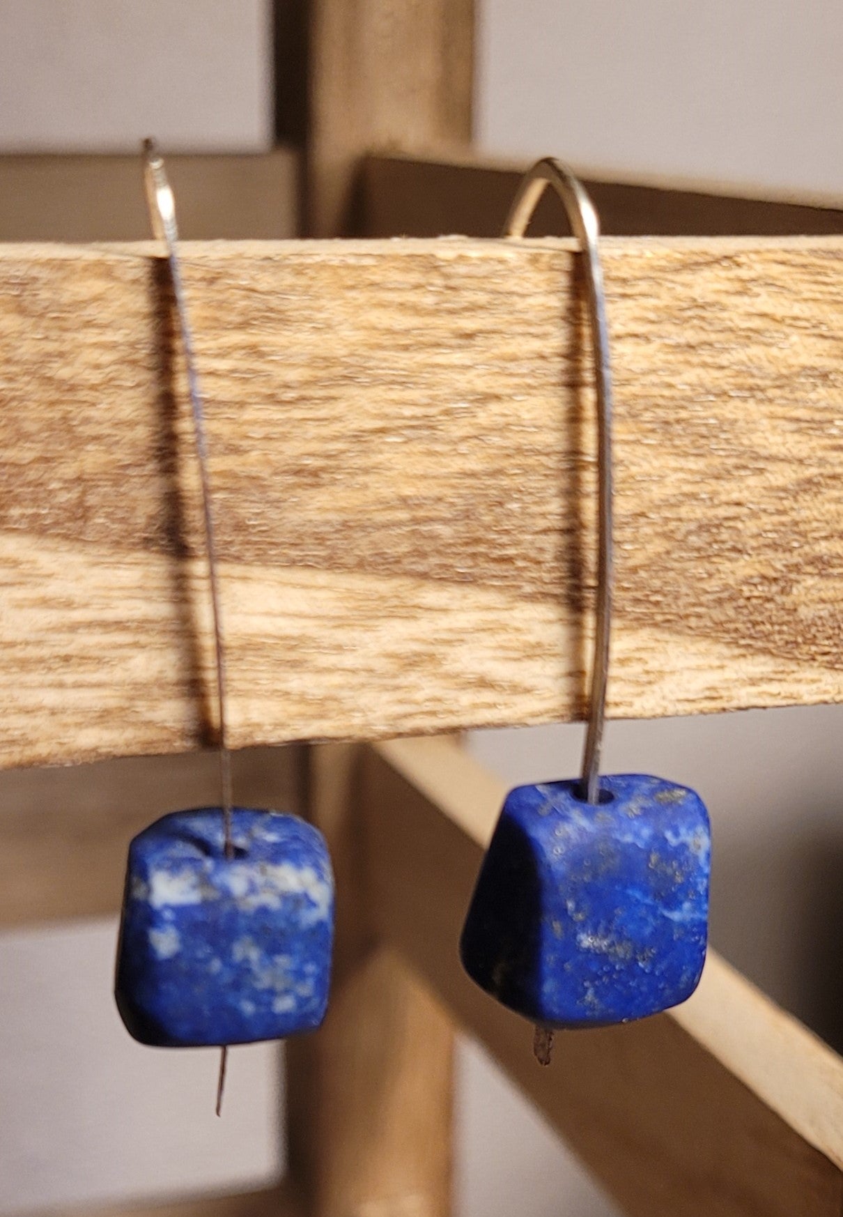 Hammered with Lapis Lazuli