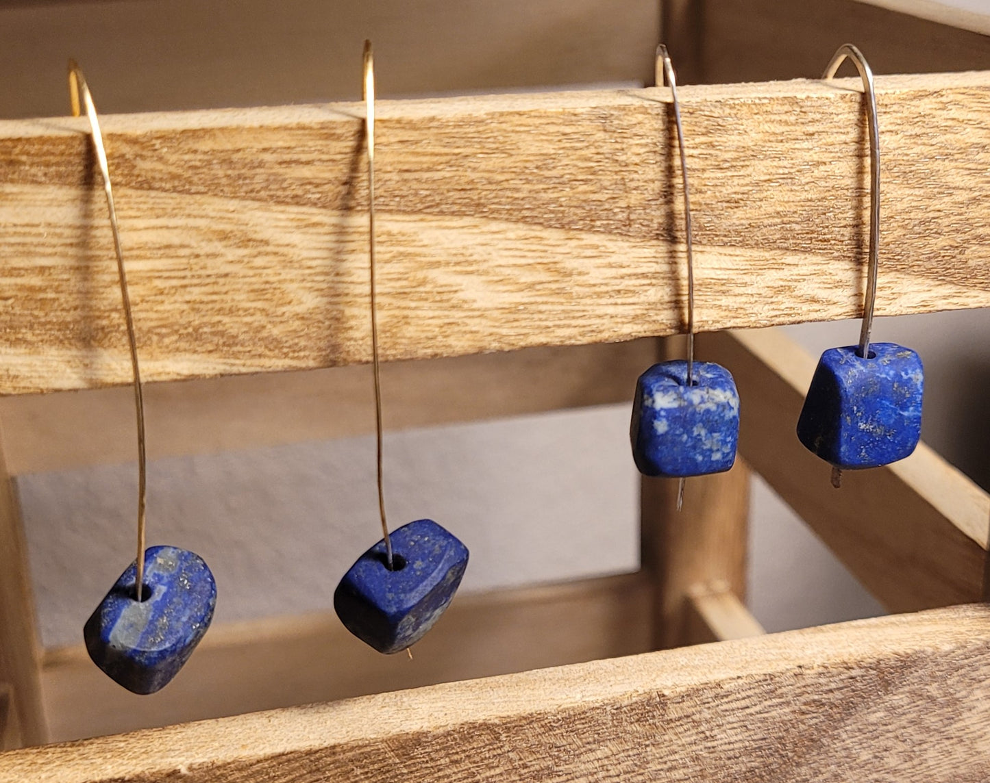 Hammered with Lapis Lazuli
