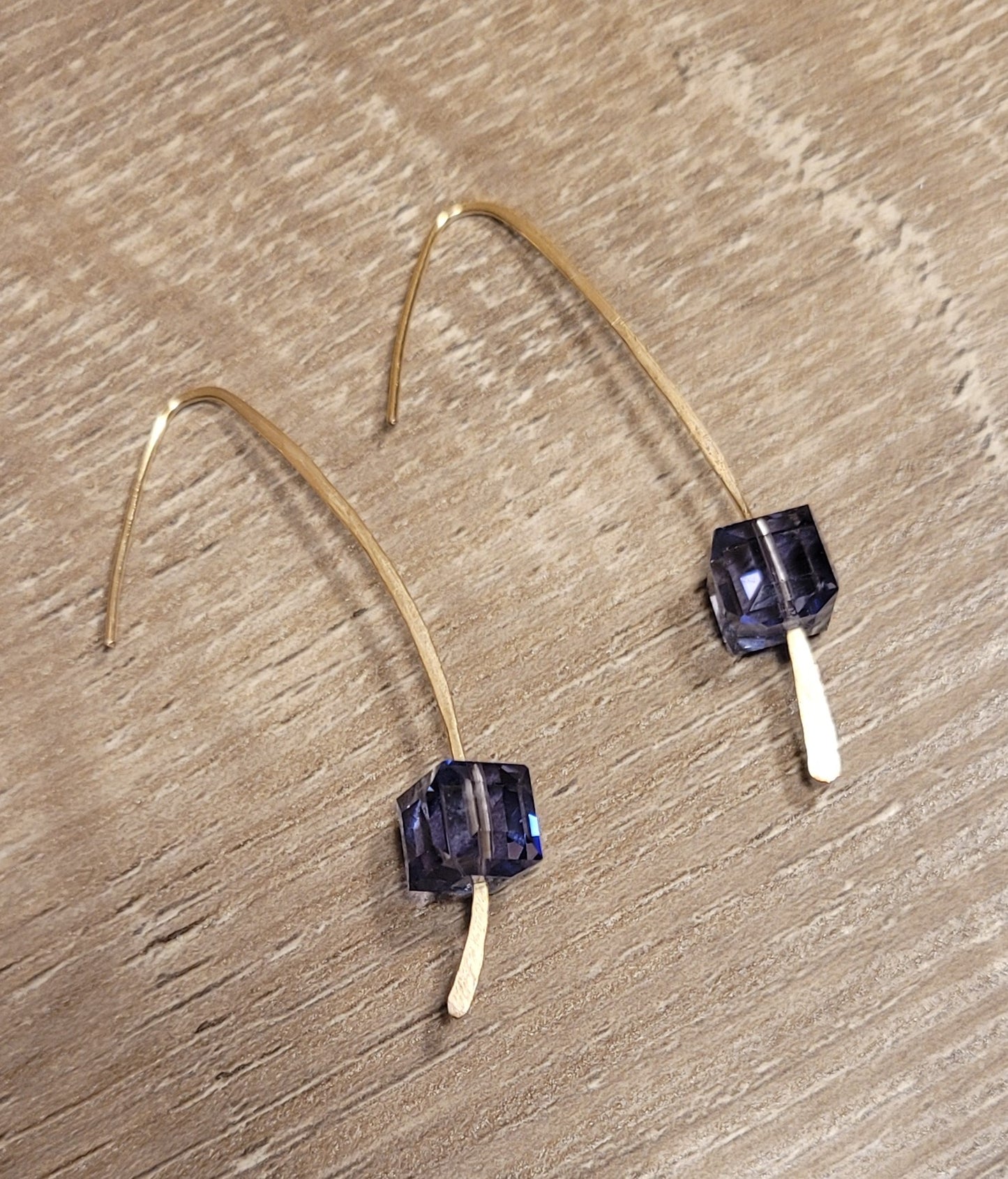 Hammered with Swarovski Crystals