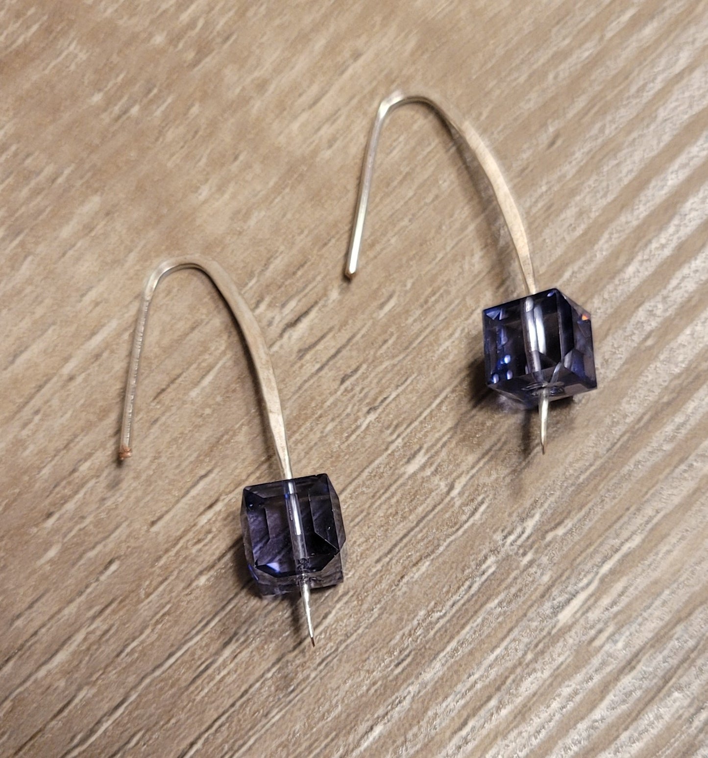 Hammered with Swarovski Crystals