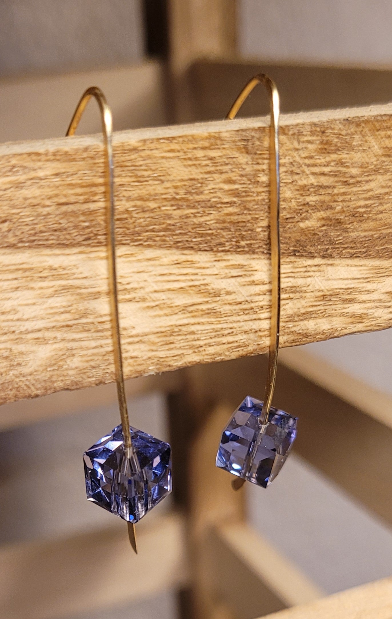 Hammered with Swarovski Crystals