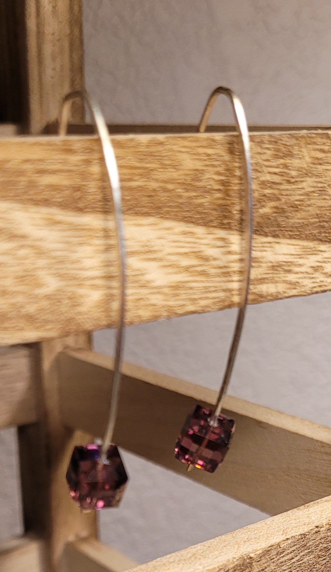 Hammered with Swarovski Crystals