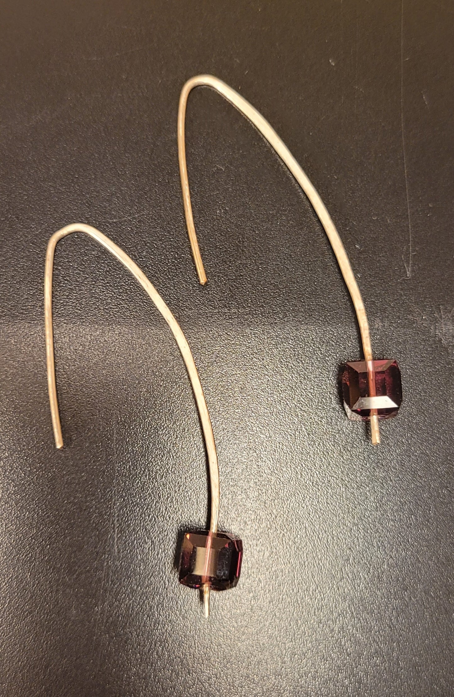 Hammered with Swarovski Crystals