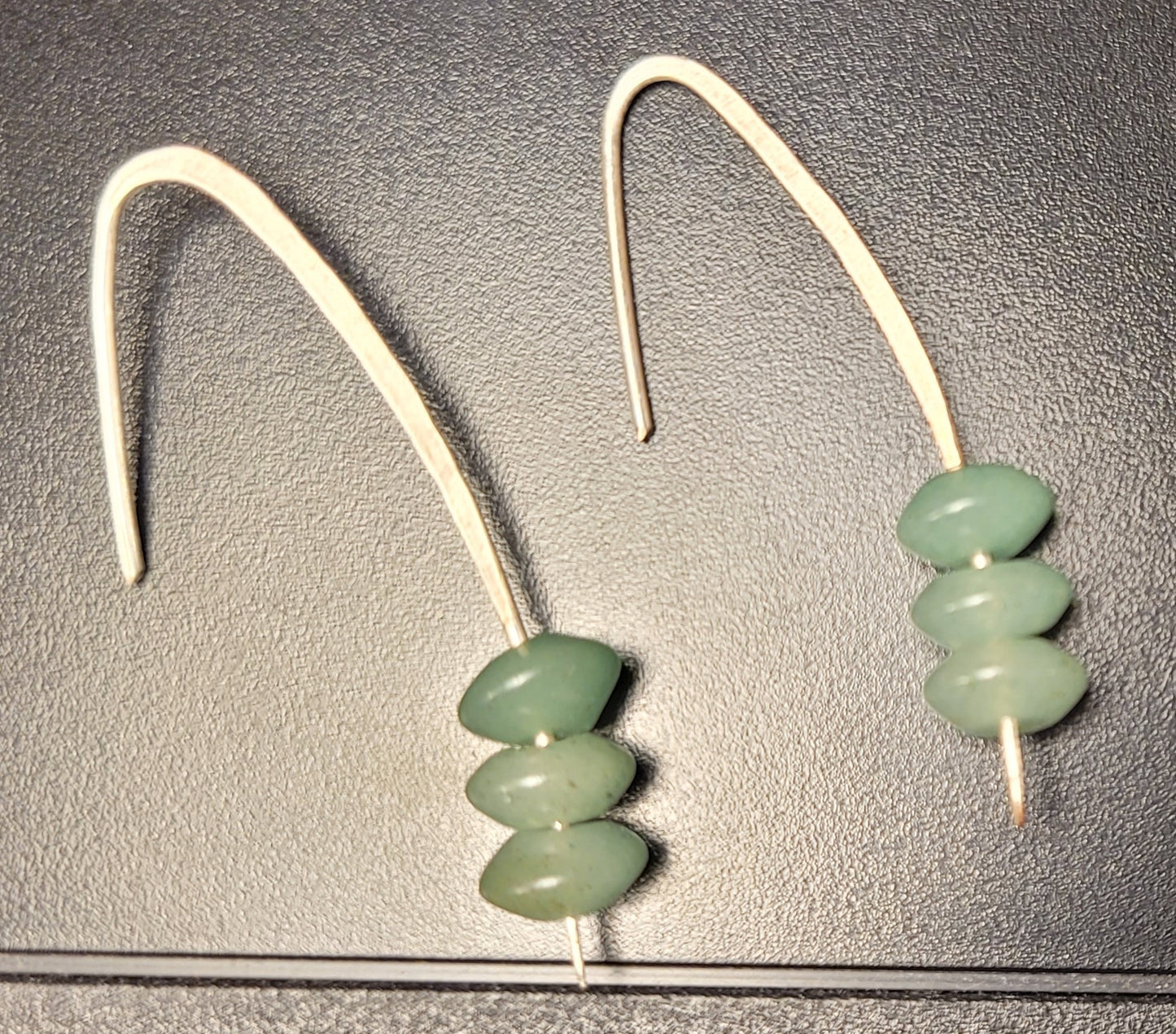 Hammered with Fluorite Colored Stones