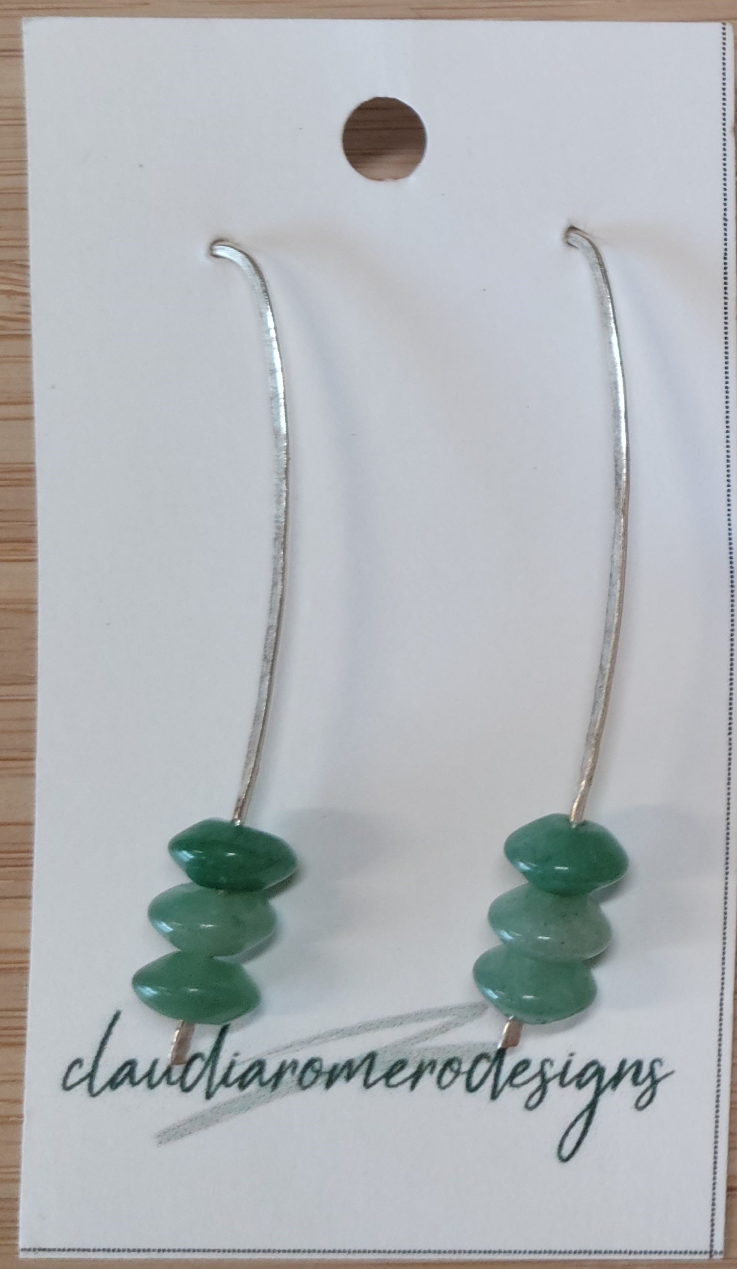 Hammered with Fluorite Colored Stones