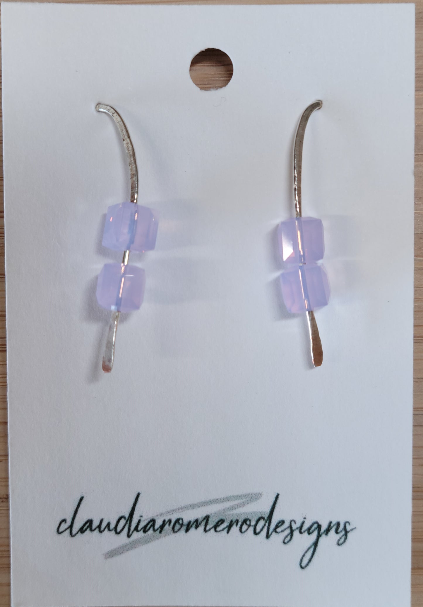 Hammered with Swarovski Crystals