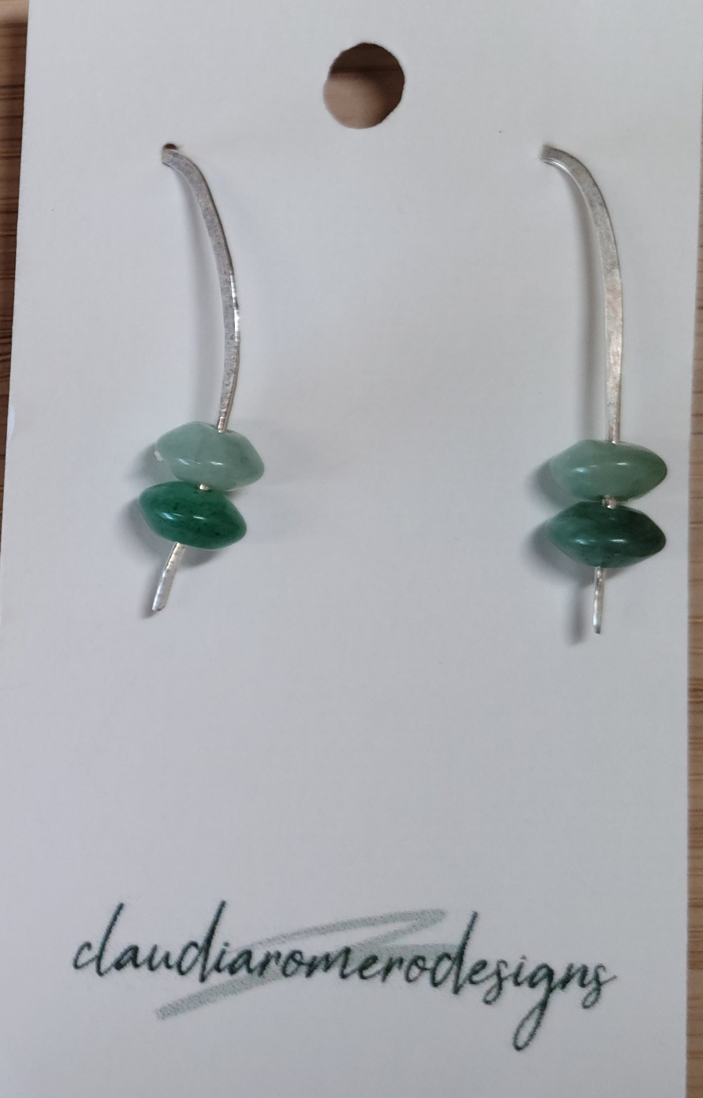 Hammered with Fluorite Colored Stones