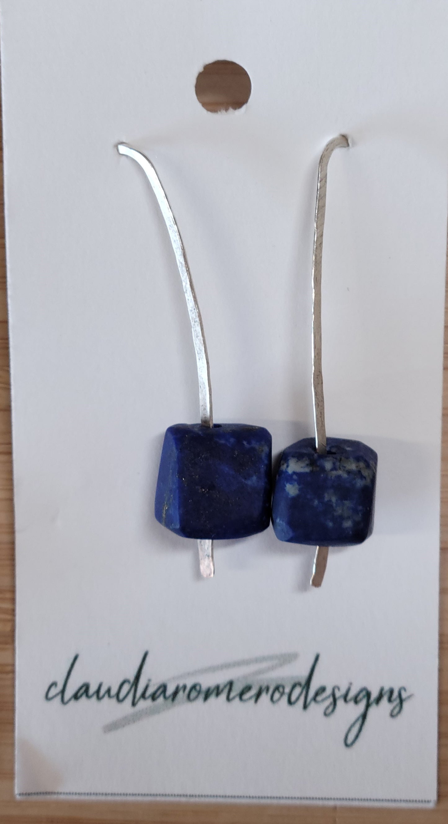 Hammered with Lapis Lazuli