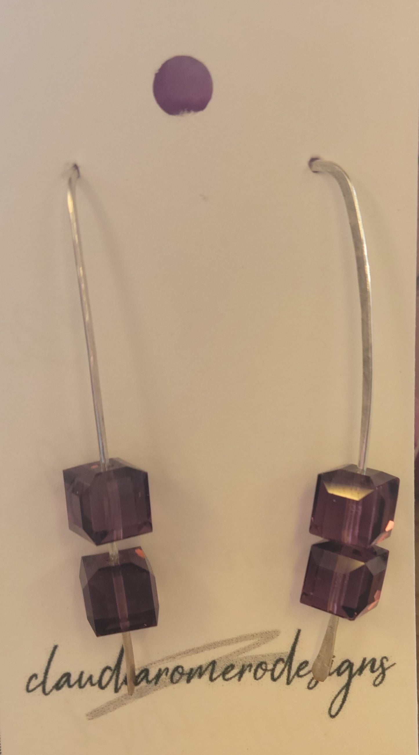 Hammered with Swarovski Crystals