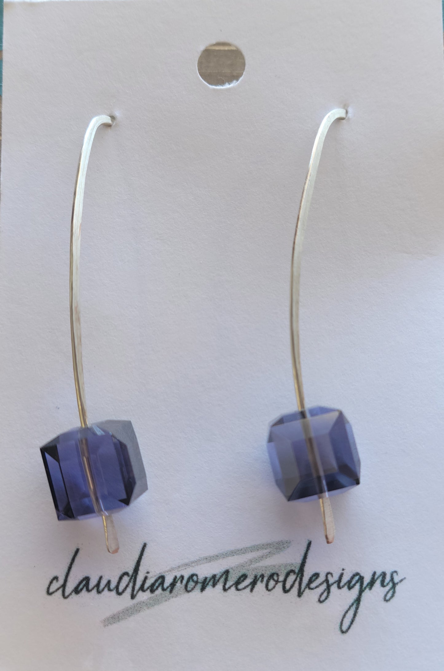 Hammered with Swarovski Crystals