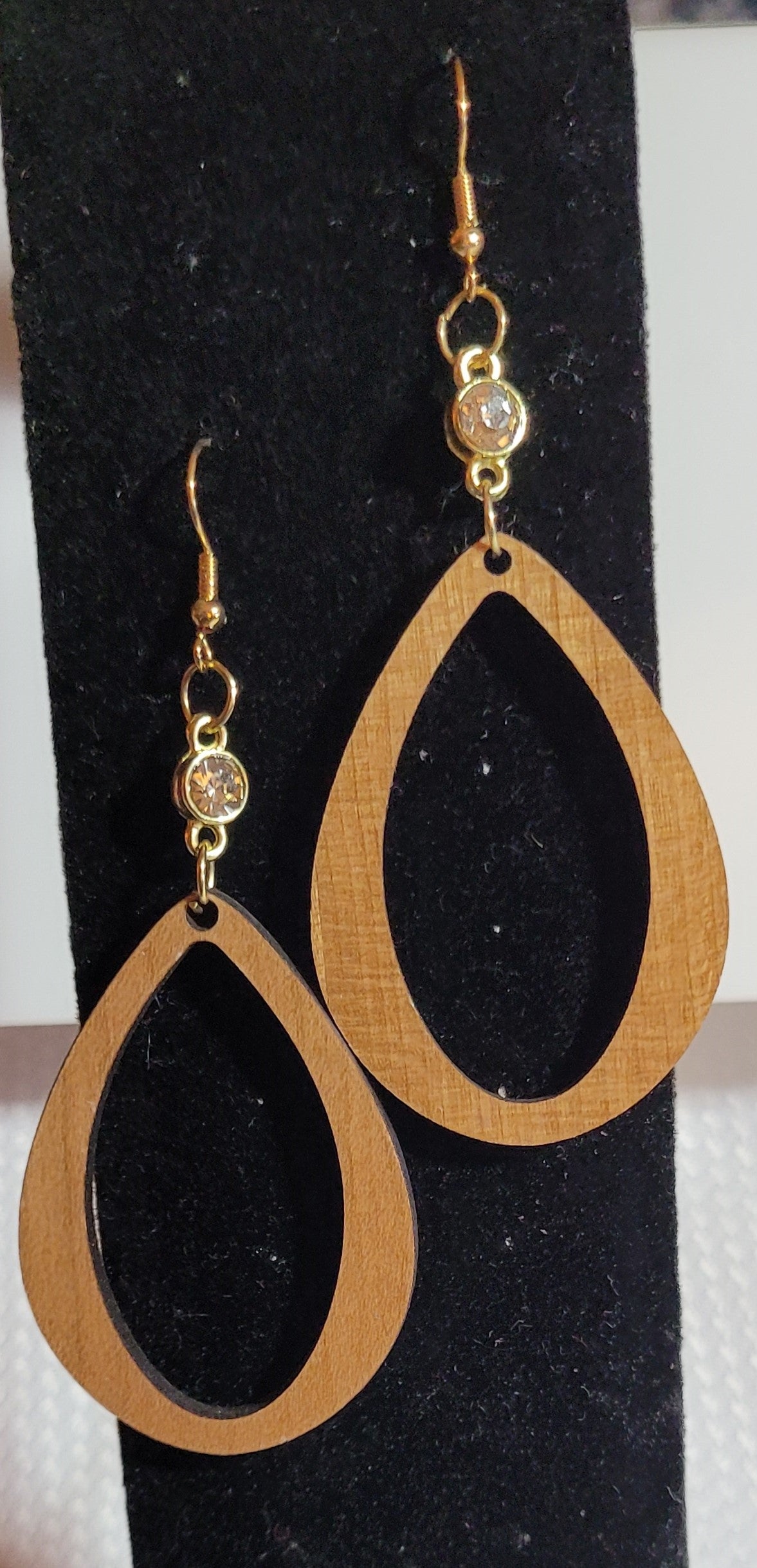 The Tulip - Exotic Wood Earrings