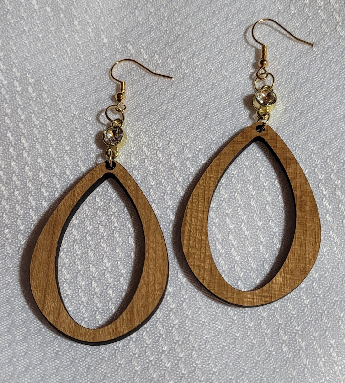 The Tulip - Exotic Wood Earrings