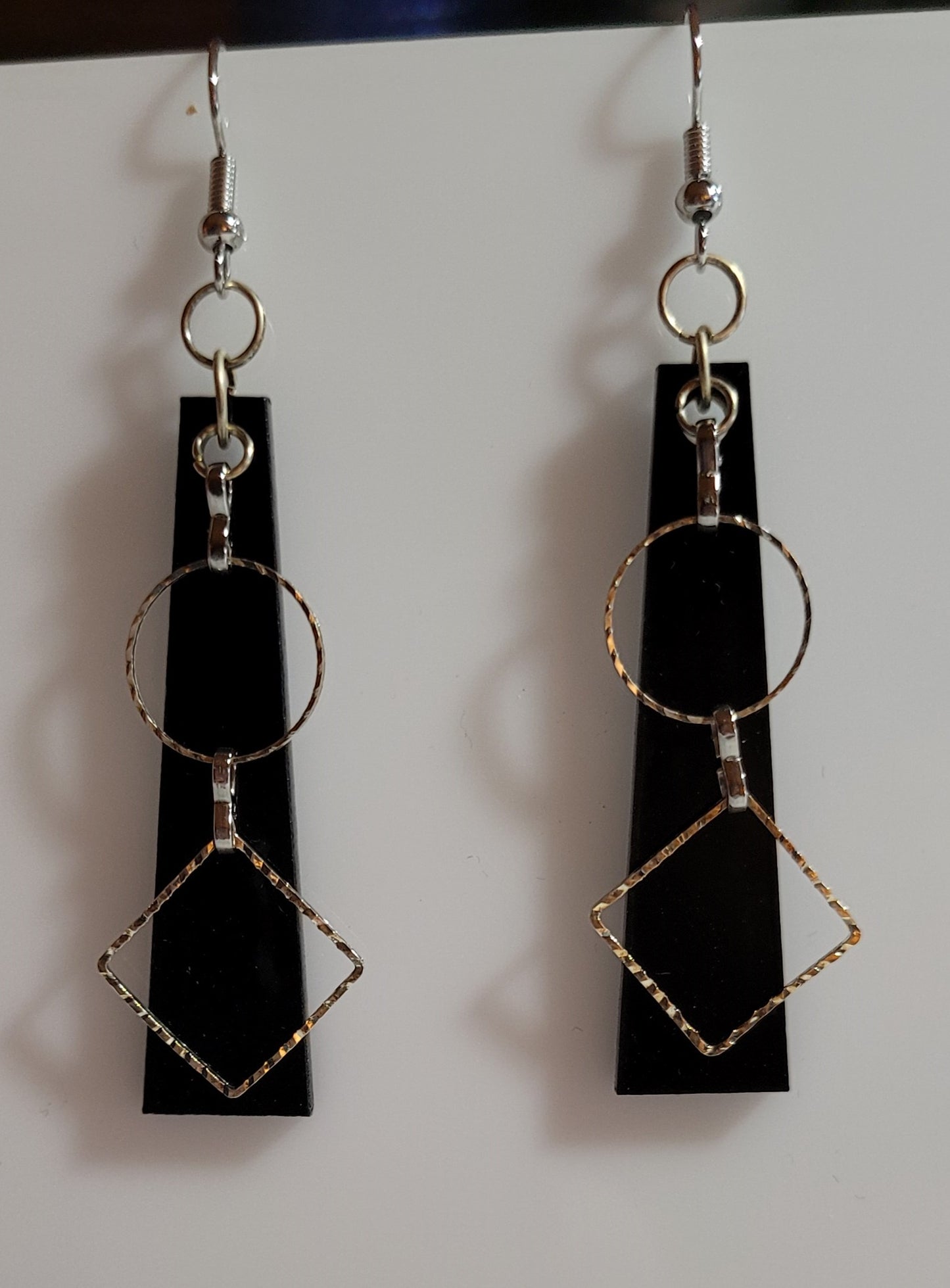 Long Triangular Earrings