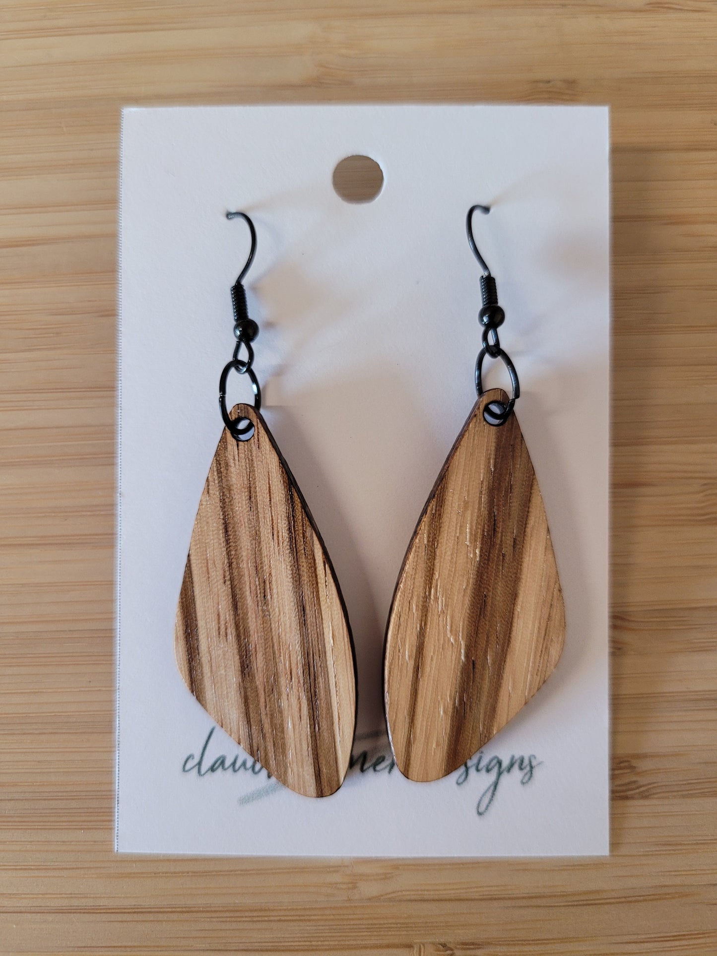 The Swoval - Exotic Wood Earrings